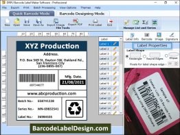 Barcode Label Design