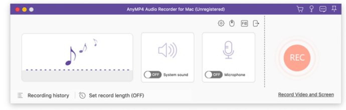 AnyMP4 Audio Recorder for Mac