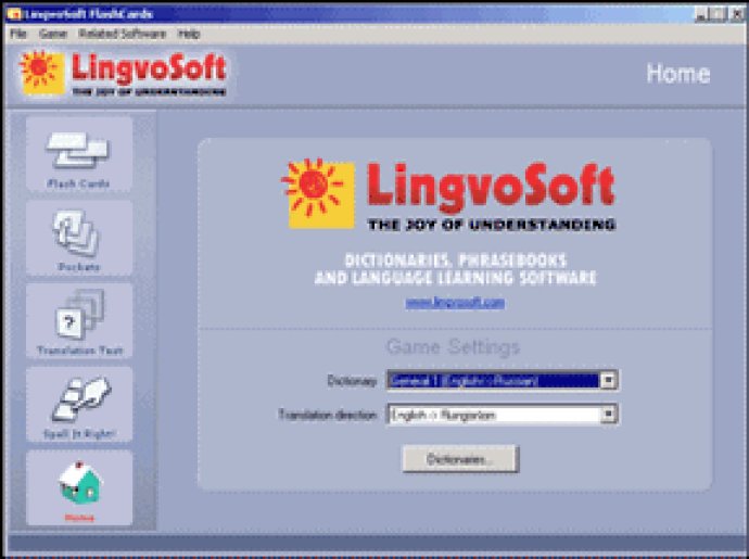 LingvoSoft FlashCards English <-> Hungarian for Windows