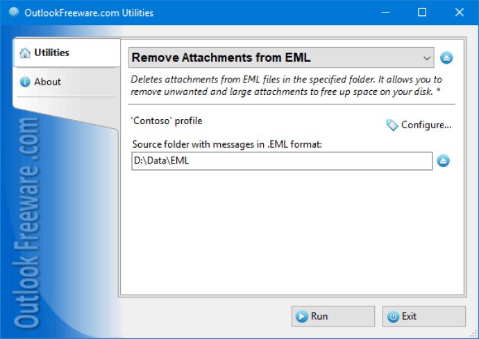 Remove Attachments from EML Files