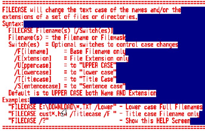 Procon's Command Line Filename Changer