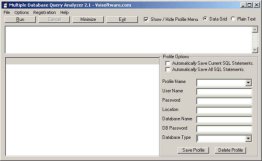 Multiple Database Query Analyzer