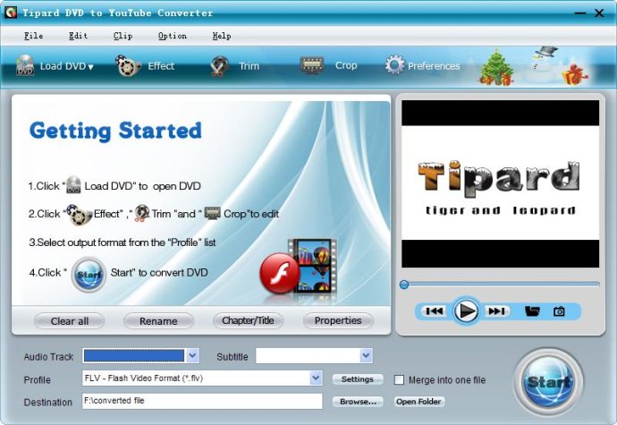 Tipard DVD to Youtube Converter