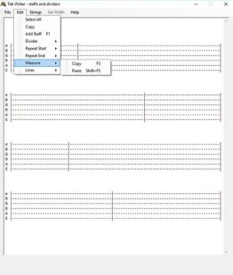 Tab Writer