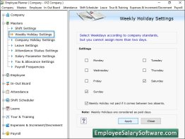 Employee Planner Program