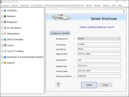 Employee Planner Software