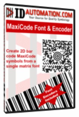 IDAutomation MaxiCode Font and Encoder