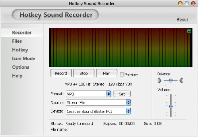 Hotkey Sound Recorder