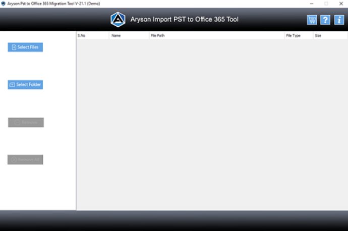 Aryson Import PST to Office 365 Tool