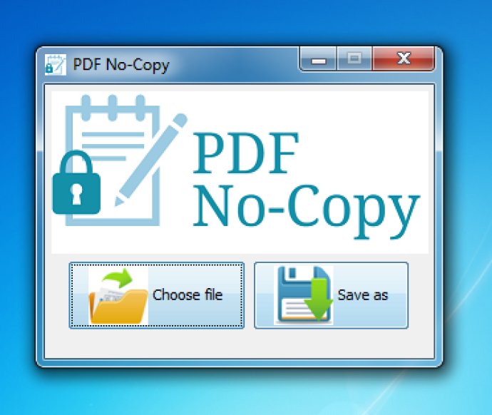 PDF No Copy for Desktop