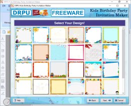 Freeware Kids Birthday Invitation Maker