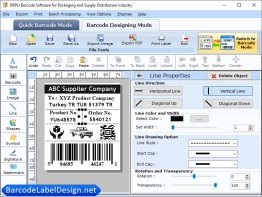 Packaging Barcode Label Design