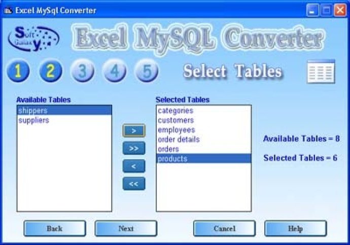 Excel MySQL Conversion software