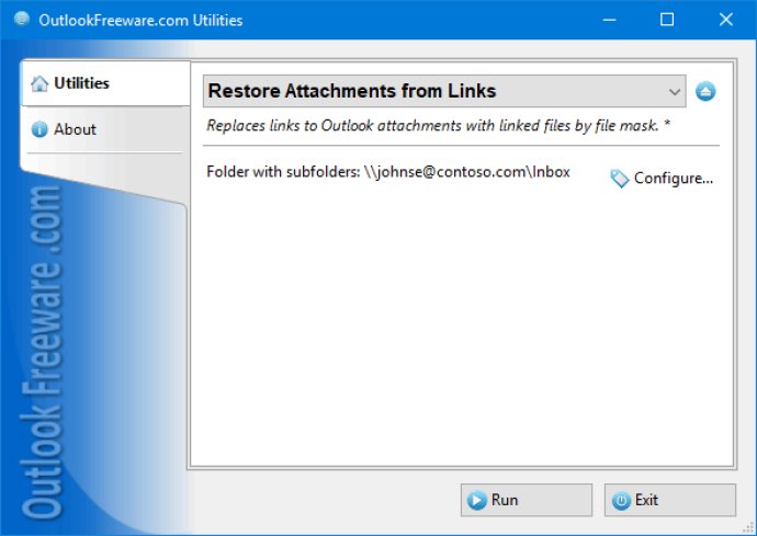 Restore Attachments from Links