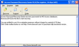 Access Password Recovery Genie