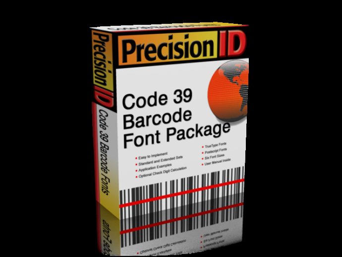 PrecisionID Code 39 Barcode Font Package