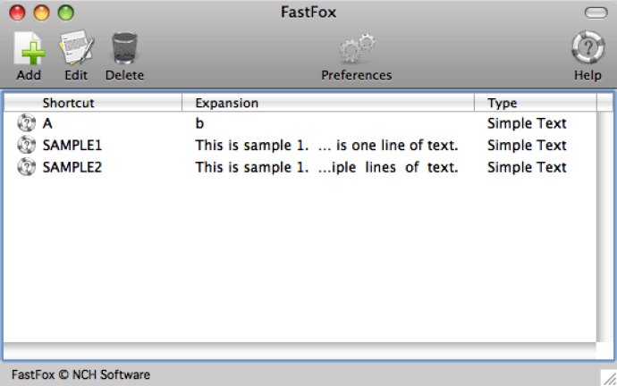 FastFox Text Expander Business for Mac