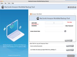 MacSonik Amazon WorkMail Backup Tool
