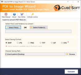 Convert Document from PDF to PNG