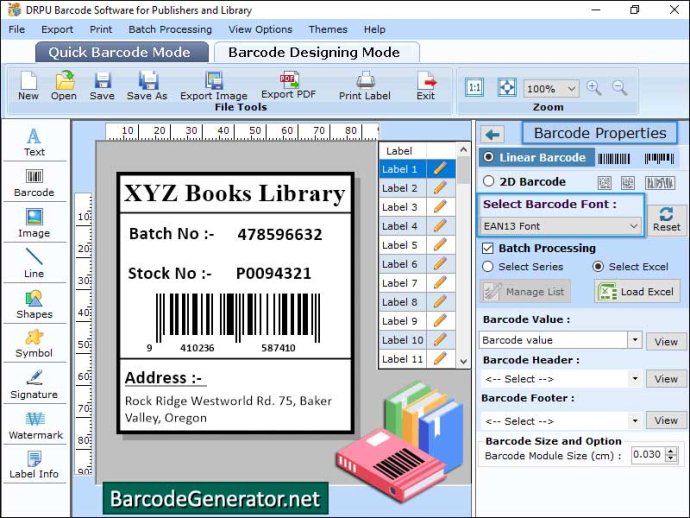 Barcode Generator Software for Publisher Barcode Generator Software for Publisher