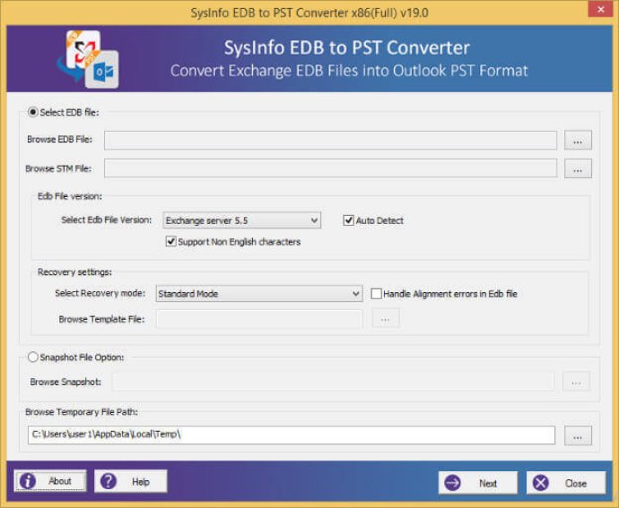 SysInfoTools EDB to PST Converter