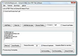 Extract Email PDF File Software