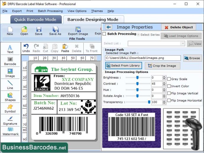 Download Code 128 SET A Barcode Download Code 128 SET A Barcode