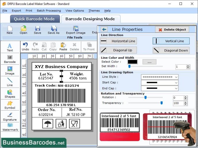 2of 5 Interleaved Barcode Generato