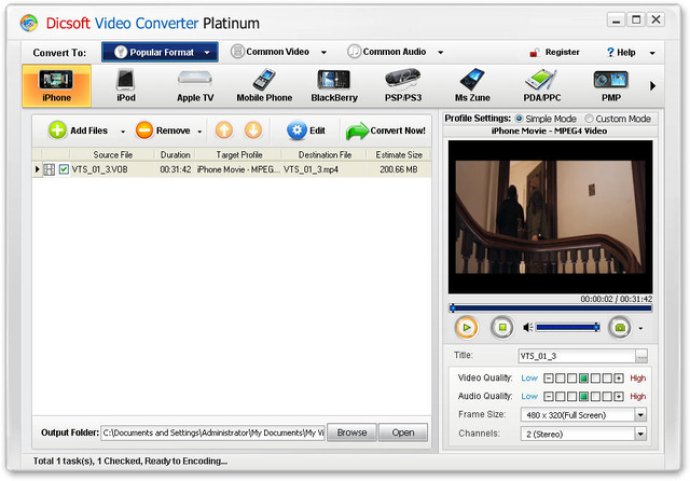 Dicsoft Video Converter Platinum