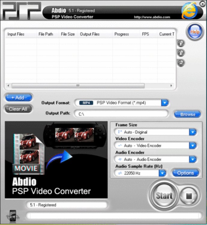 Abdio PSP Video Converter