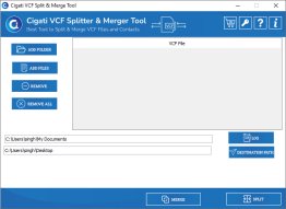 Cigati VCF Split and Merge Tool