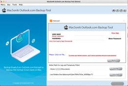 MacSonik Outlook Backup Tool
