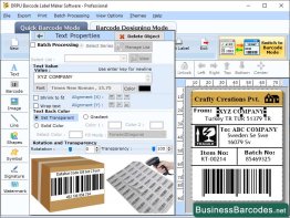 Integrated Bar Set C Label Tool