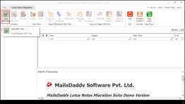 MailsDaddy Lotus Notes to Exchange Server Migration Tool