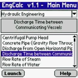 EngCalcLite(Hydraulic) - Palm Calculator