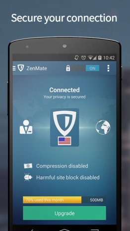 ZenMate VPN Free for Android