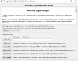 jPDFImages for Linux