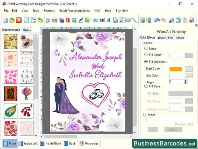 Professional Wedding Card Maker Tool