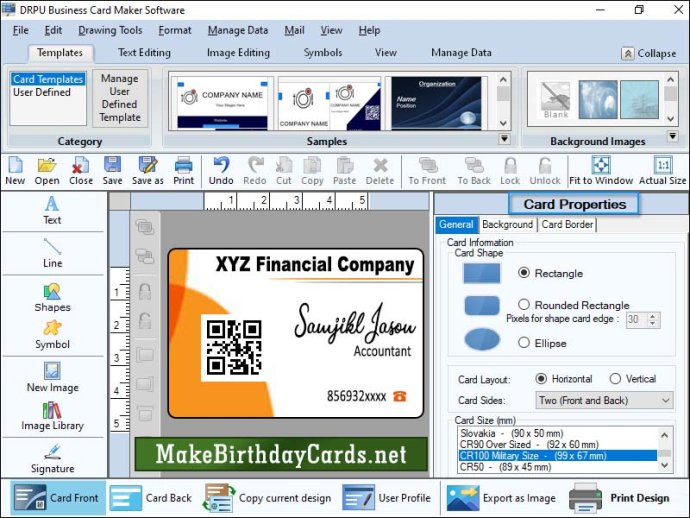 Print Business Card Software