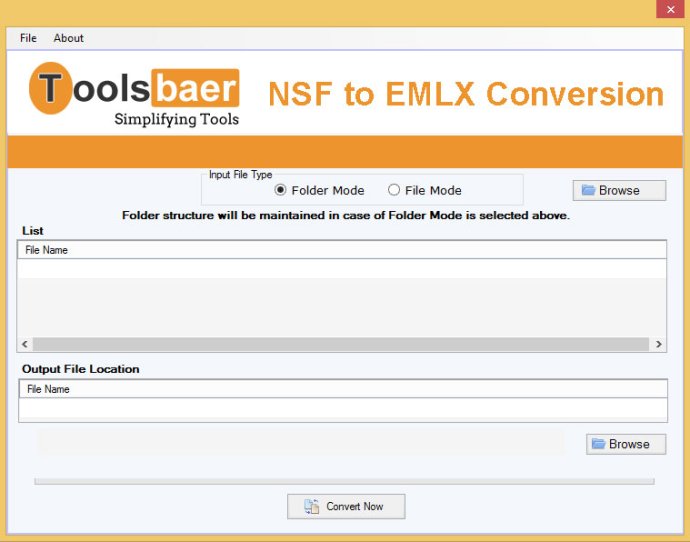 ToolsBaer NSF to EMLX Conversion.
