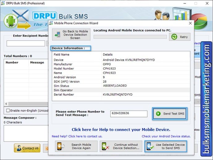 Bulk SMS Mobile Marketing Tool