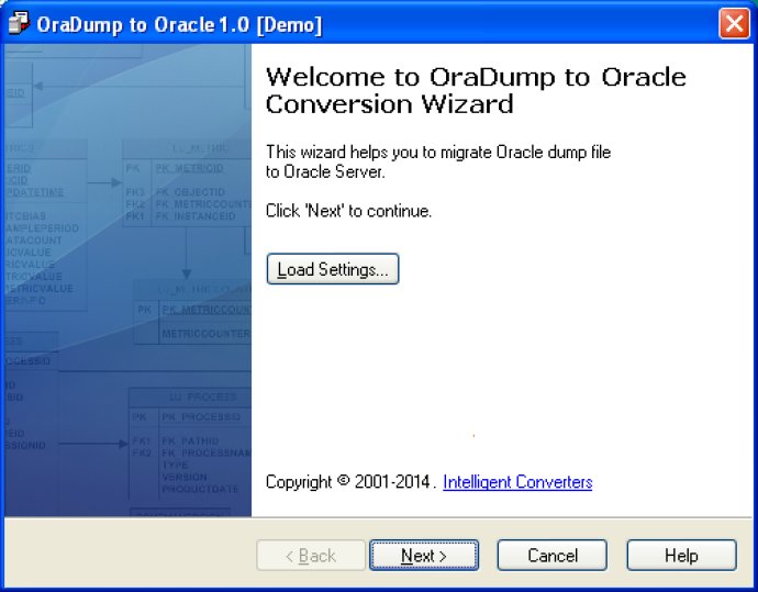 OraDump-to-Oracle