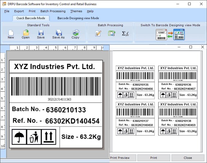 Warehouse Logistics Labeling Software