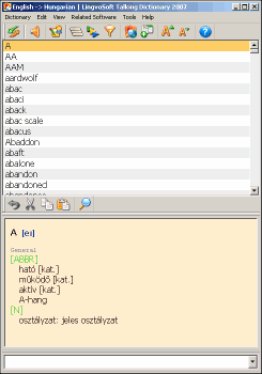 LingvoSoft Dictionary 2009 English <-> Hungarian