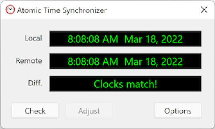 Atomic Time Synchronizer