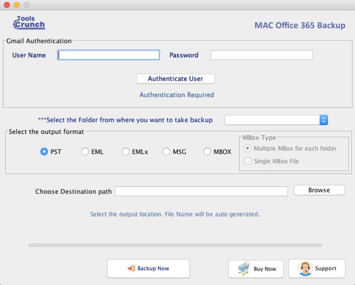ToolsCrunch Mac Office 365 Backup