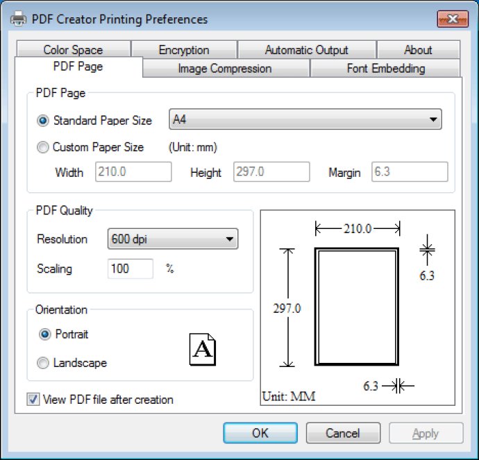 Vista PDF Creator