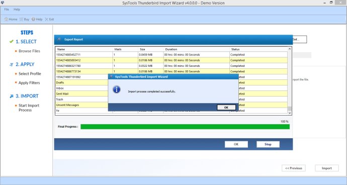 SysTools Thunderbird Import Wizard