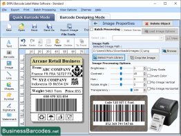 Printing Databar Code 128