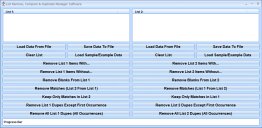List Remove, Compare & Duplicate Manager Software